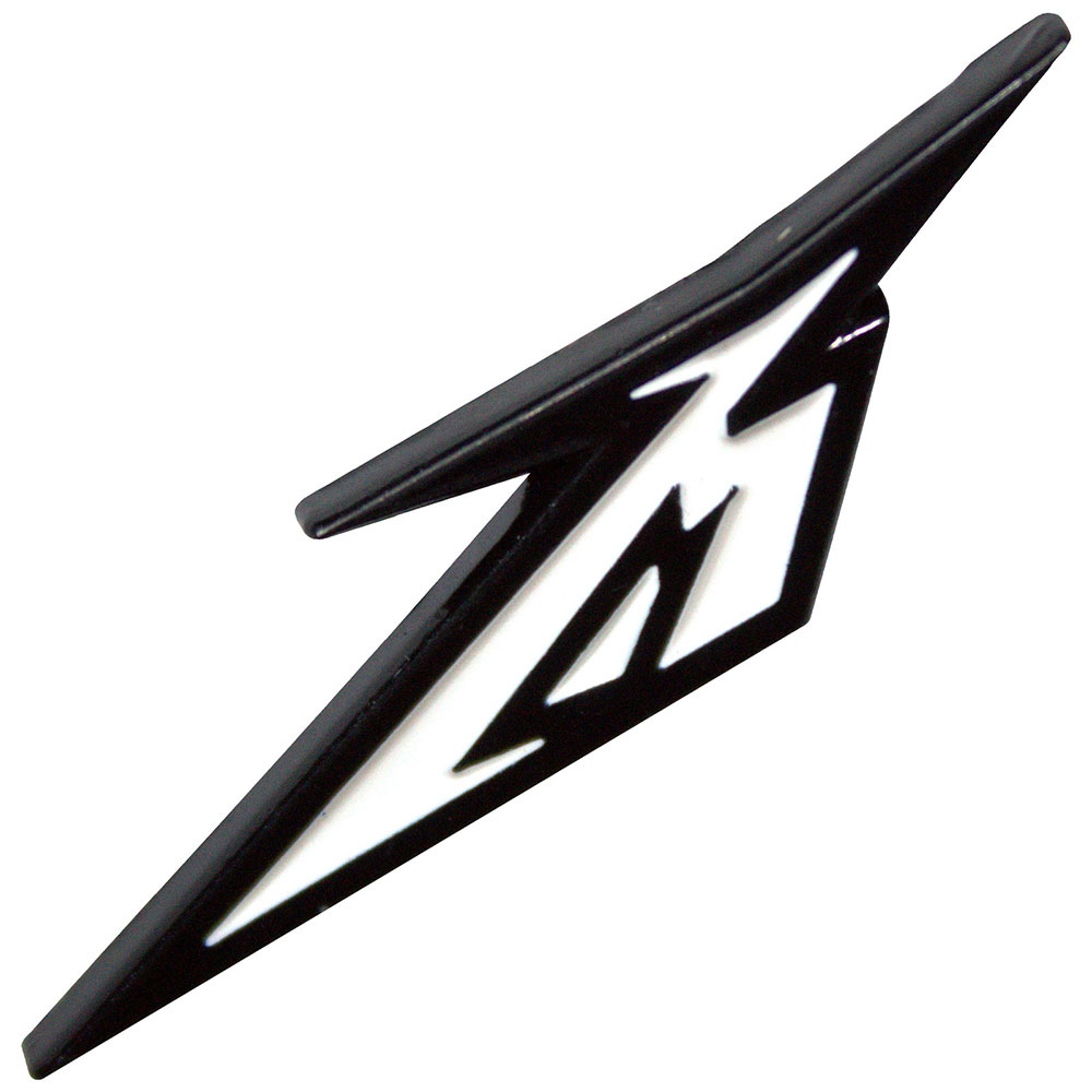 Metallica - M Logo Pin - Zwart/Wit